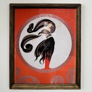 Vintage erte wall art
